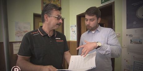 Davor Marić, izvršni direktor Udruge osoba s invaliditetom Daruvar, i Kristian Došen (Foto: Dnevnik.hr)