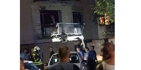 Eksplozija u Vinkovcima (Foto: čitatelj Dnevnik.hr)