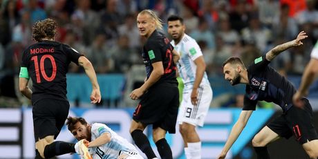 Luka Modrić, Lionel Messi, Domagoj Vida i Marcelo Brozović (Photo: Igor Kralj/PIXSELL)