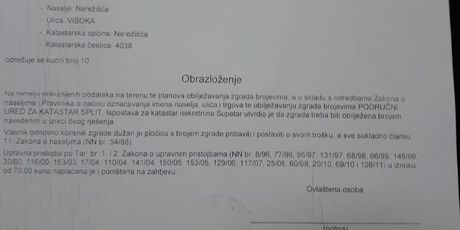Rješenje o kući od 60 kvadrata ministra Kuščevića (Foto: Dnevnik.hr)