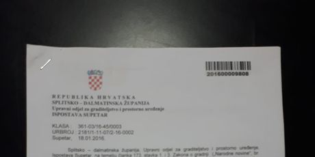 Uporabna dozvola za kuću od 60 kvadrata ministra Kuščevića (Foto: Dnevnik.hr)