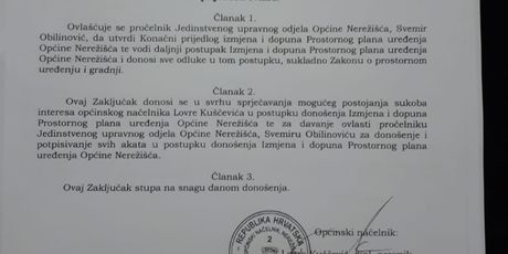 Izuzeće zbog potencijalnog sukoba interesa zbog kuće od 60 kvadrata ministra Kuščevića (Foto: Dnevnik.hr)