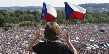 Prosvjed protiv češkog premijera (Foto: AFP)