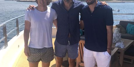 Luka Modrić, Mateo Kovačić, Darijo Srna (Foto: Instagram)