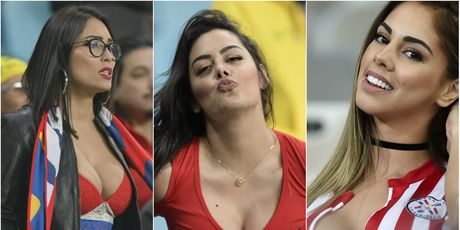 Paragvajske navijačice na Copi (Foto: AFP)