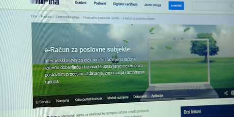 Obavijest o e-računima (Foto: Dnevnik.hr)