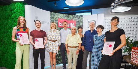 Dobitnici nagrade Moderna džezva, mentori Studija dizajna, predstavnici Barcaffea