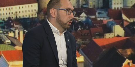 Tomislav Tomašević, gradonačelnik Zagreba, u studiju Dnevnika Nove TV - 1