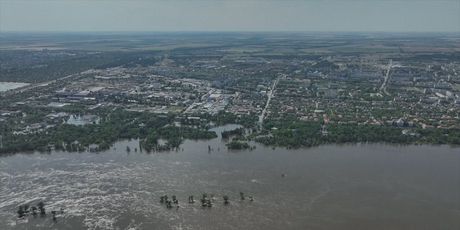 Snimke područja oko uništene brane Nova Kahovka - 1