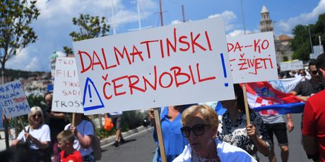 Prosvjed u Splitu zbog zagađenja zraka - 1