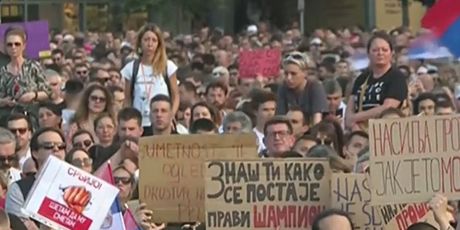 Šesti prosvjed Srbija protiv nasilja - 2