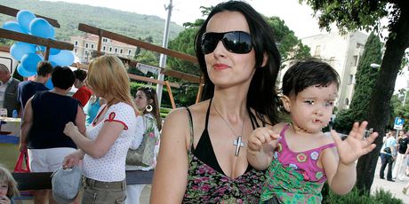 Mirela Rupić i kći Lana Lourdes, 2008. godina