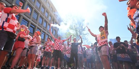 Hrvatski navijači u Rotterdamu