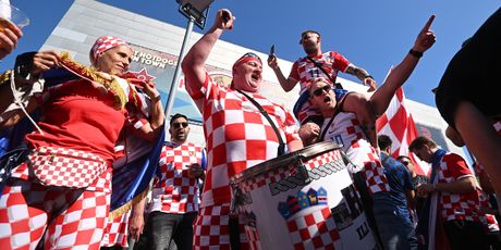 Hrvatski navijači u Rotterdamu