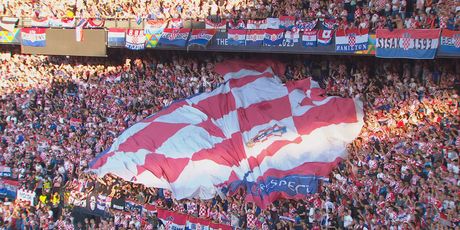 Hrvatski navijači na utakmici protiv Nizozemske