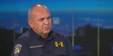 Josip Mataija, voditelj službe prometne policije u studiju Dnevnika Nove TV - 4