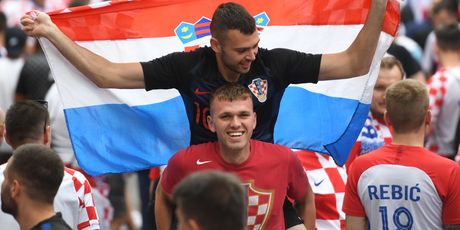 Hrvatski navijači u Rotterdamu