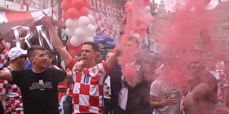 Hrvatski navijači u Rotterdamu