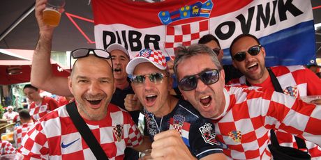 Hrvatski navijači u Rotterdamu