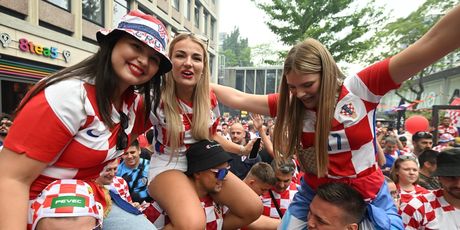 Hrvatski navijači u Rotterdamu