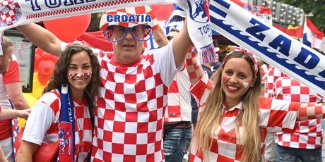 Hrvatski navijači u Rotterdamu