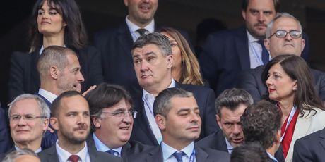 Zoran Milanović na susretu Hrvatske i Španjolske u finalu Lige nacije