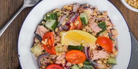 Salata od kus-kusa, tune i povrća