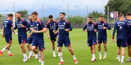 Trening hrvatske nogometne reprezentacije