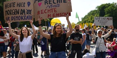 Prosvjed u njemačkih gradovima
