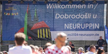 Hrvatski navijači u Neuruppinu