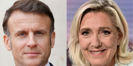 Le Pen i Macron