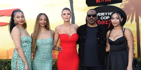 Eddie Murphy i Paige Butcher s njegovim kćerima