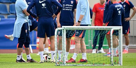 Trening hrvatske nogometne reprezentacije