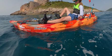 Marin Zovko je kajakom prešao od Prevlake do Savudrije
