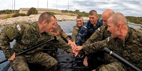 Morska obuka pripadnika 11. naraštaja Središta za razvoj vođa Marko Babić - 2