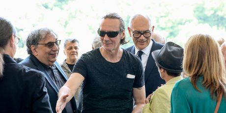 Ispraćaj Ivana Pika Stančića na Krematoriju, Davor Gobac
