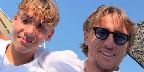 Luka Modrić i sin Ivano