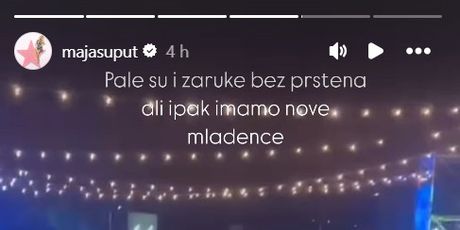 Maja Šuput na Instagramu
