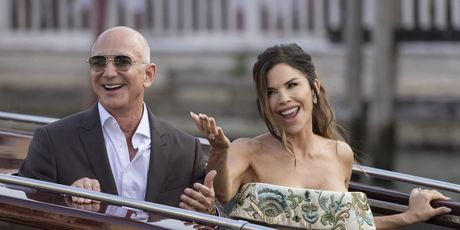 Lauren Sanchez i Jeff Bezos