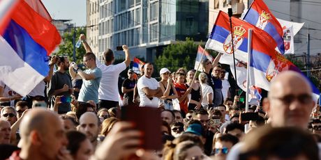 Prosvjed na Slaviji u Beogradu - 2