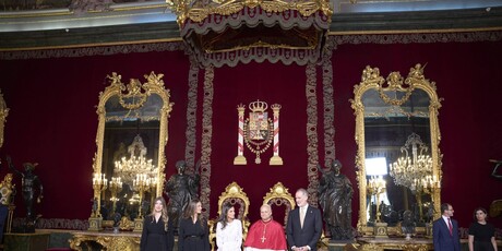 Papa Lav XIV., kralj Felipe VI., kraljica Letizia - 6