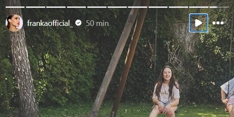 Franka Batelić na Instagramu