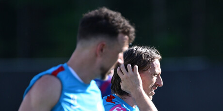 Luka Modrić i Ivan Perišić