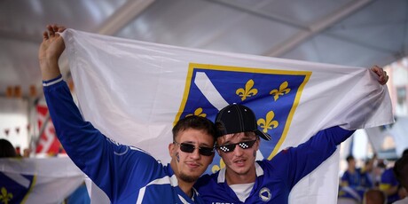 Navijači u fan-zoni u Sarajevu - 4