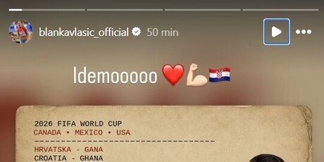 Blanka Vlašić na Instagramu
