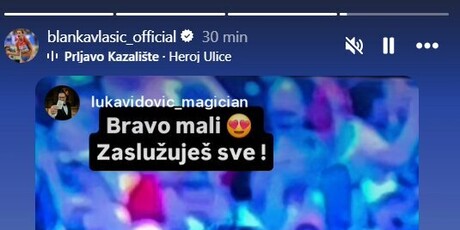 Blanka Vlašić na Instagramu