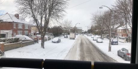 U Dublinu svega nekoliko centimetara snijega (Foto: Čitatelj)