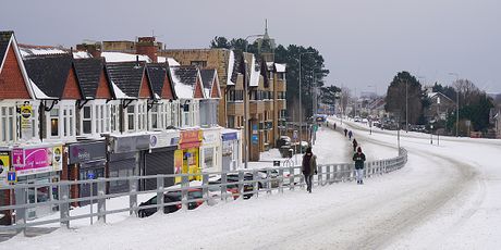 Snijeg u Cardiffu (Getty Images)