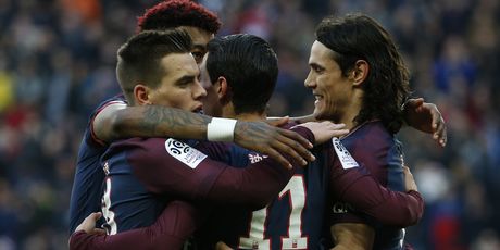Presnel Kimpembe, Giovanni Lo Celso, Angel Di Maria i Edinson Cavani (Foto: AFP)