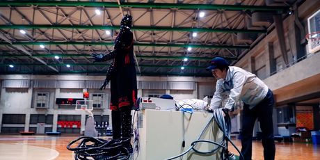 Robot-košarkaš Cue (Foto: Alvark Tokyo/Profimedia)